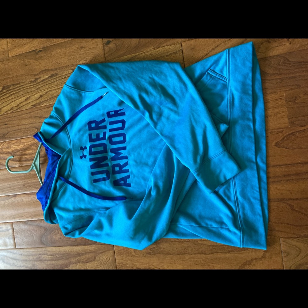Under Armour blue hoodie. Size M
